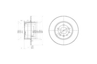 фото thumb №1, Delphi тормозные диски тормозные 2szt opel calibra a vectra