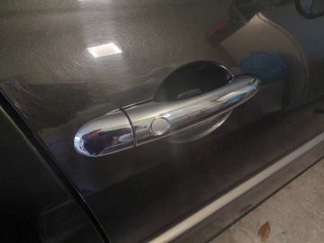 Renault Megane 02 - 2008 хромированные накладки на ручки дверей