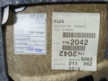 фото thumb №10, Mercedes e w211 універсал рестайлінг оббивка боковина двері зад лівий