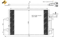 фото thumb №1, Конденсатор кондиционера volvo c30 s40 v50 04- nrf
