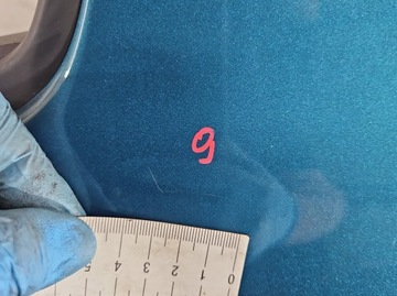 фото thumb №11, Дверь зад левая toyota yaris iii hb 5d turkusowy 788