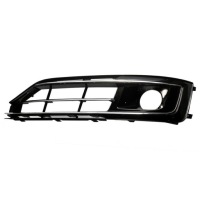 фото thumb №4, Audi a8 d4 13- решётки решётка бампера чёрный блеск pod радар p+l 4h0807679