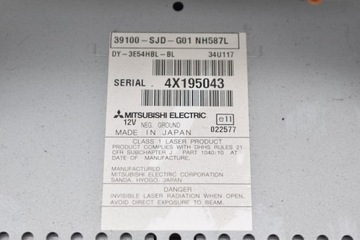 фото thumb №7, Радіо радіопрогравач rds cd aux 39100-sjd-g01 honda fr-v frv 04-09