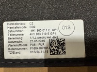 фото thumb №7, Audi a8 s8 4h коврики велюровые оригинал комплект 4h1863011e gp1 demo 18km