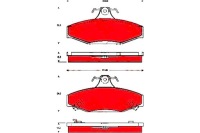 фото thumb №5, Тормозные колодки тормозные trw gdb3135 daewoo musso