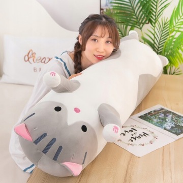 ДЛИННАЯ ПЛЮШЕВАЯ ПОДУШКА CAT CAT MASCOT 110 СМ
