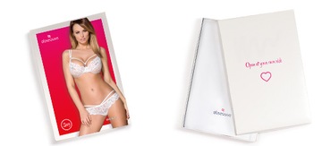 860-SET-2 комплект нижнего белья белого цвета S/M Obsessive