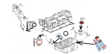 КОМПЛЕКТ ПРОКЛАДОК DRAGON OPEL ASTRA INSIGNIA 2.0CDTI