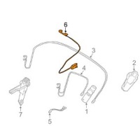 Трос аварийного открывания крыша кабриолет bmw z4 e89 54347123023 Цена, фото thumb