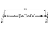 фото thumb №1, Bosch 1 987 481 425 шланг гальмівний гнучкий