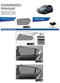 фото thumb №13, Шторки боковой ford kuga 2012-2019 защита шторка солнцезащитные
