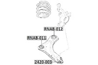 фото thumb №3, Сайлентблок передньої важіль нижній renault megane iii 2008-2016