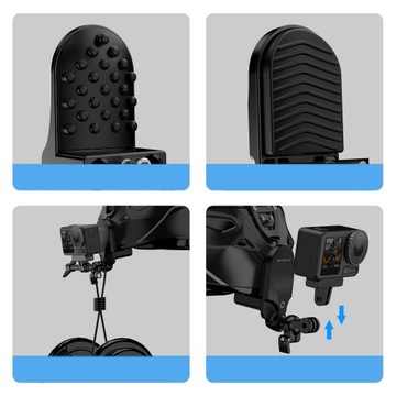 Uchwyt Kask Motor Motocykl do GoPro Hero 13 12 11 MINI 10 9 8 7 6 5 4 MAX