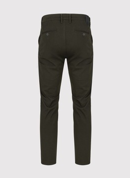Zielone spodnie męskie Slim Fit ze zwężaną nogawką PAKO LORENTE 182/92