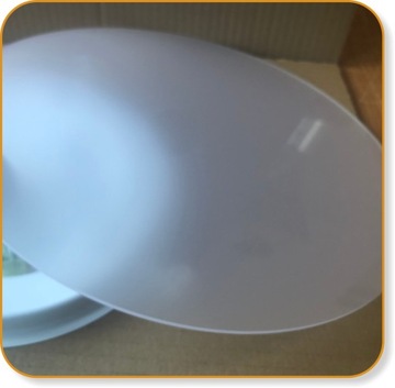 PLEKSA PLEKSI PLEXI 2 mm OKRĄGŁA 30 cm do lampy