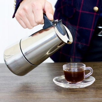 Кофейник Moka Pot из нержавеющей стали 300мл