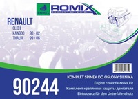 фото thumb №2, Клипсы защита двигателя renault kangoo i 98-02 набор