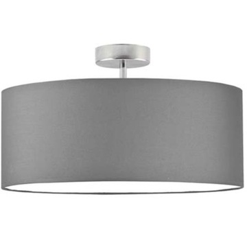 Lampa sufitowa żyrandol plafon LED abażur E27 do salonu szara BLUES 30cm