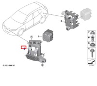 Держатель bmw ix i20 vsg 65152898181 Доставка, фото thumb