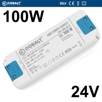 БЛОК ПИТАНИЯ ДЛЯ СВЕТОДИОДНЫХ ЛЕНТ ULTRA SLIM IP20 PFV 100Вт 24В