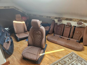 фото thumb №16, Mercedes w205 designo рестайлінг sedan сидіння шкіра підігрів захист колонки нове !!!