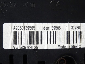 фото thumb №8, Комп'ютер спідометр  набір vw jetta vi 6 5c6 1.6 clr
