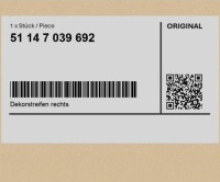 фото thumb №1, Ремінь декоративний правий mini r53 cabrio r52