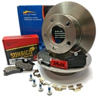 фото thumb №1, Тормозные диски тормозные колодки задняя audi a6 c5 vw passat b5 superb