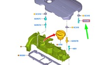 фото thumb №7, Ford ecosport mk2 bk крышка головки цилиндра шпилька 1780192 nowa orygina