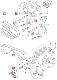 фото thumb №2, Ролики ремни шкив bmw x3 e83 lci m57n