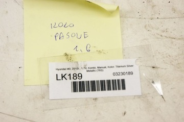 фото thumb №5, Lk189 hyundai i40 1.6crdi колесо пасове