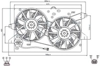 фото thumb №1, Nissens вентилятор радіатора з корпус ford mond