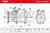 фото thumb №8, Компресор кондиціонера stark skkm-0340662 10pa17c do toyota hiace iv автобус