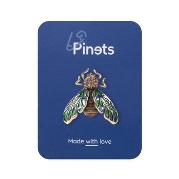 PINETS Брошь Fly Галстук-бабочка Насекомое Украшение стразами