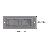 фото thumb №16, 2szt универсальная приборная панель приборная автомобиля решётка обдув выход кондиционера dla ve