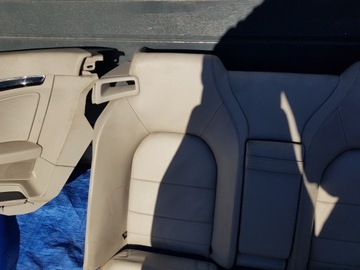 фото thumb №12, Mercedes w207 c207 cabrio сидіння диван обшивки комплект шкіра airscarf