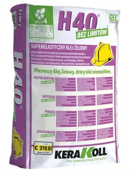 KERAKOLL H40 NO LIMITS СЕРЫЙ ЭЛАСТИЧНЫЙ КЛЕЙ 25 КГ