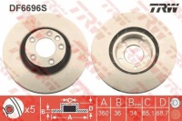 фото thumb №3, Тормозные диски тормозные колодки перед trw vw touareg 4.2 v8 fsi