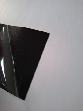 FOLIA SAMOCHODOWA DIAMENT 152cm CZARNA METALLIC PET CZARNY POŁYSK OKLEINA