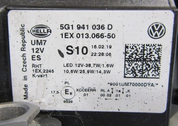 фото thumb №11, Лампа перед полный led vw golf vii 7 gti рестайлинг 16-20 rh 5g1941036d