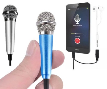 Gadzet MIKROFON KARAOKE DO TELEFONU MINI Mały 6 cm