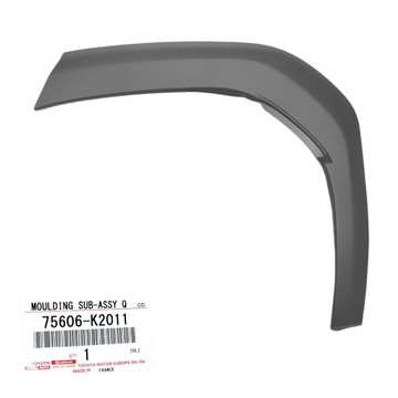 фото thumb №1, Toyota yaris cross планка nakłatka крыльев зад левая 75606k2011 новая