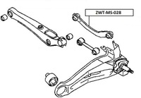 фото thumb №5, Рычаг верхний caliber compas patriot 06- зад l/p