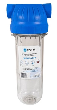 КОМПЛЕКТ КОРПУСА ВОДЯНОГО ФИЛЬТРА 3/4 + КЛЮЧ USTM KPL