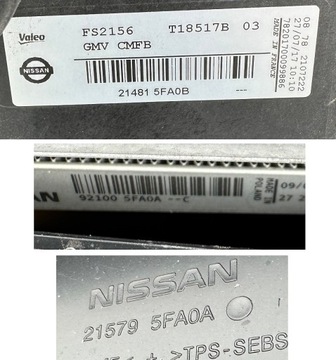 фото thumb №15, Nissan micra k14 0.9 ig-t радіатор вентилятор pas 144615fa0a 214105fa0a