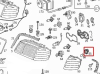 Mercedes benz sl r129 разъём лампочка białego поворотник a0008269582 Цена, фото thumb