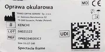 Kenchi KEC 040203 C2 FRAME с 3 заглушками CLIP-ON