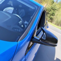 фото thumb №10, Накладки корпус зеркало bmw x1 f48 x2 f39 f40 f44 m-style чёрный блеск