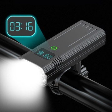 НАБОР ВЕЛОСИПЕДНЫХ ЛАМП СВЕТОДИОДНЫЙ ПЕРЕДНИЙ USB МОЩНЫЙ 3600лм
