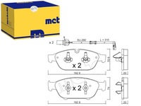 фото thumb №1, Тормозные колодки тормозные audi a6 11- перед metelli